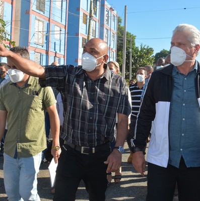 Recorrido de Díaz-Canel por la provincia de Villa Clara