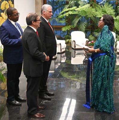 Recibió Díaz-Canel las Cartas Credenciales de once nuevos embajadores
