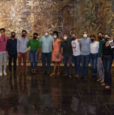 Encuentro con jóvenes miembros de la Asociación Hermanos Saíz
