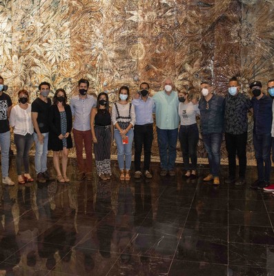 Encuentro con jóvenes miembros de la Asociación Hermanos Saíz