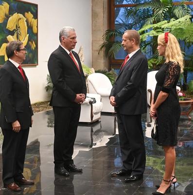 Recibió Díaz-Canel las Cartas Credenciales de once nuevos embajadores