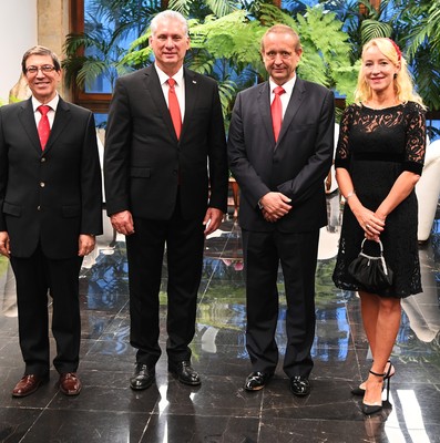 Recibió Díaz-Canel las Cartas Credenciales de once nuevos embajadores