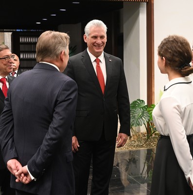 Recibió Díaz-Canel las Cartas Credenciales de once nuevos embajadores