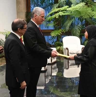 Recibió Díaz-Canel las Cartas Credenciales de once nuevos embajadores