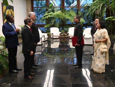 Recibió Díaz-Canel las Cartas Credenciales de once nuevos embajadores
