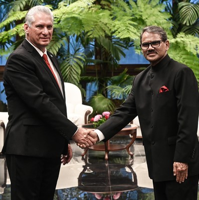 Recibió Díaz-Canel las Cartas Credenciales de once nuevos embajadores