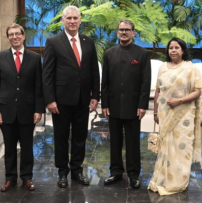 Recibió Díaz-Canel las Cartas Credenciales de once nuevos embajadores