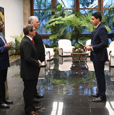 Recibió Díaz-Canel las Cartas Credenciales de once nuevos embajadores