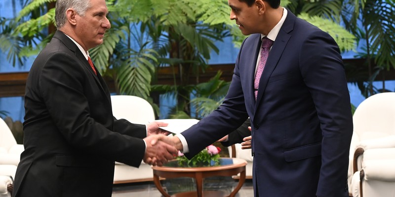 Recibió Díaz-Canel las Cartas Credenciales de once nuevos embajadores