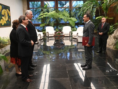Recibió Díaz-Canel las Cartas Credenciales de once nuevos embajadores