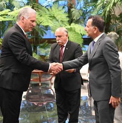 Recibió Díaz-Canel las Cartas Credenciales de once nuevos embajadores