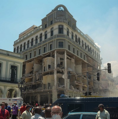 Accidente en el Hotel Saratoga