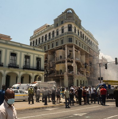 Accidente en el Hotel Saratoga