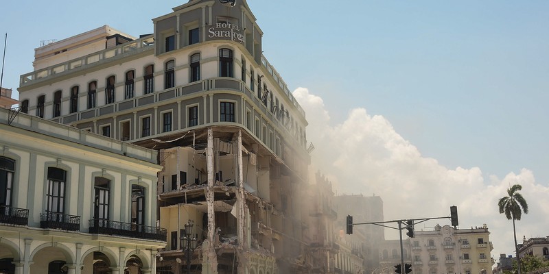 Accidente en el Hotel Saratoga