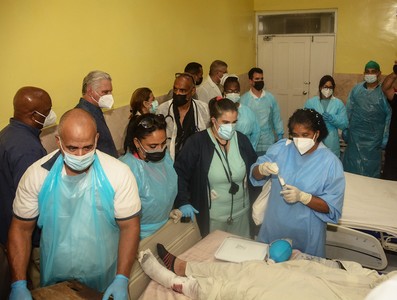 Accidente en el Hotel Saratoga