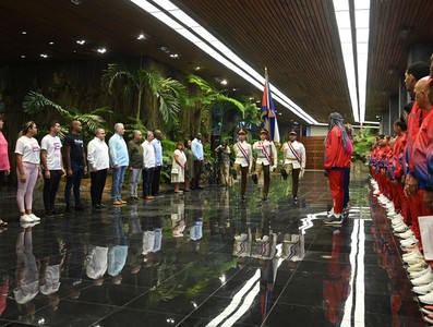 Abanderamiento a Delegación cubana a los XIX Juegos Panamericanos