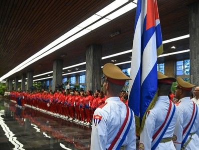 Abanderamiento a Delegación cubana a los XIX Juegos Panamericanos