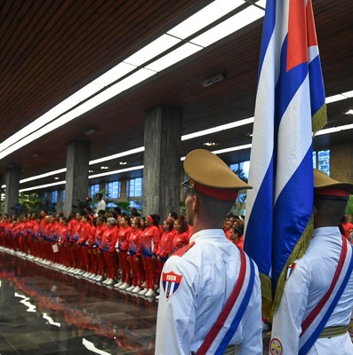Abanderamiento a Delegación cubana a los XIX Juegos Panamericanos