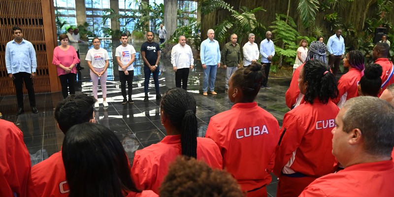 Abanderamiento a Delegación cubana a los XIX Juegos Panamericanos