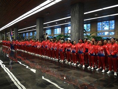 Abanderamiento a Delegación cubana a los XIX Juegos Panamericanos