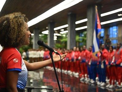Abanderamiento a Delegación cubana a los XIX Juegos Panamericanos