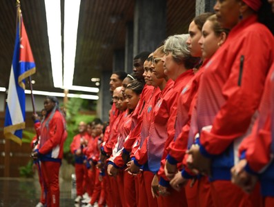 Abanderamiento a Delegación cubana a los XIX Juegos Panamericanos