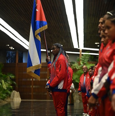 Abanderamiento a Delegación cubana a los XIX Juegos Panamericanos