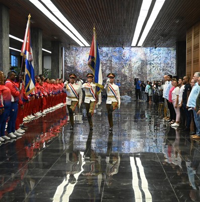 Abanderamiento a Delegación cubana a los XIX Juegos Panamericanos