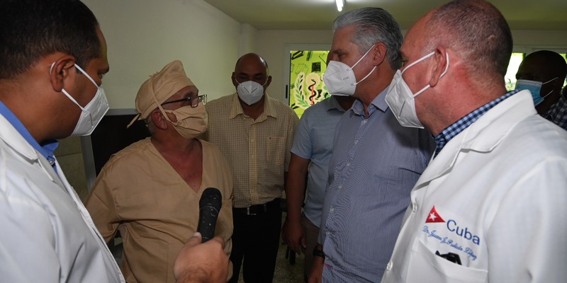 Recorrido por Santa Clara en calidad de Diputado
