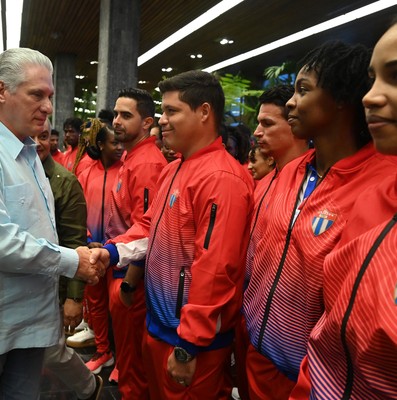Abanderamiento a Delegación cubana a los XIX Juegos Panamericanos