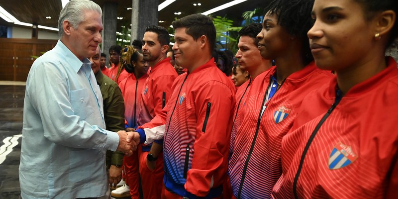 Abanderamiento a Delegación cubana a los XIX Juegos Panamericanos