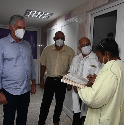 Recorrido por Santa Clara en calidad de Diputado