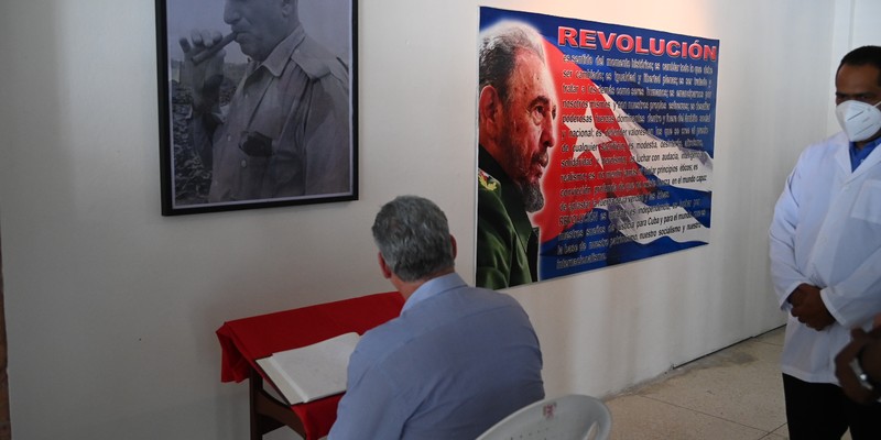 Recorrido por Santa Clara en calidad de Diputado