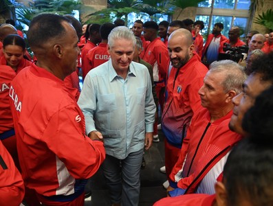Abanderamiento a Delegación cubana a los XIX Juegos Panamericanos