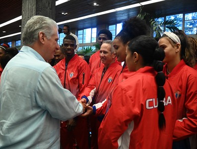 Abanderamiento a Delegación cubana a los XIX Juegos Panamericanos