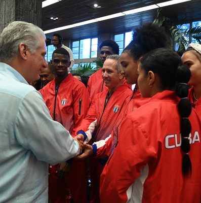 Abanderamiento a Delegación cubana a los XIX Juegos Panamericanos