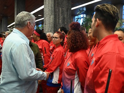 Abanderamiento a Delegación cubana a los XIX Juegos Panamericanos