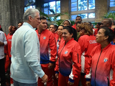Abanderamiento a Delegación cubana a los XIX Juegos Panamericanos