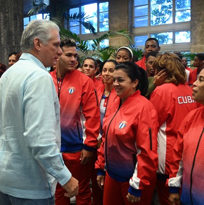 Abanderamiento a Delegación cubana a los XIX Juegos Panamericanos