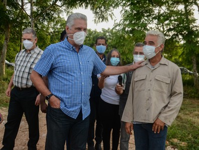 Recorrido por polos productivos de Mayabeque