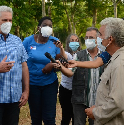 Recorrido por polos productivos de Mayabeque