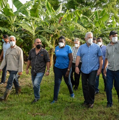 Recorrido por polos productivos de Mayabeque