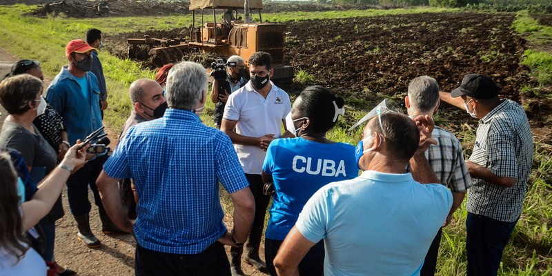 Recorrido por polos productivos de Mayabeque