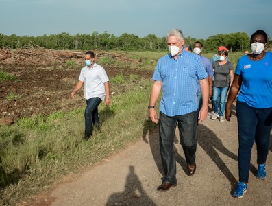 Recorrido por polos productivos de Mayabeque