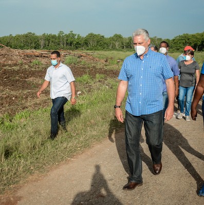 Recorrido por polos productivos de Mayabeque
