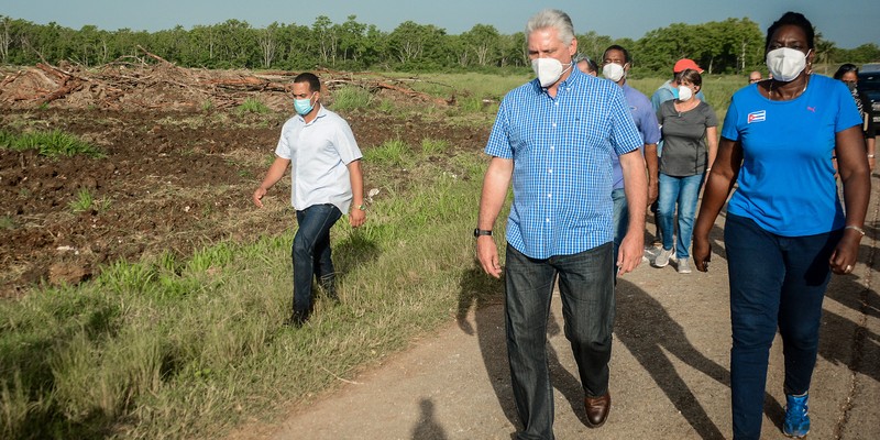 Recorrido por polos productivos de Mayabeque