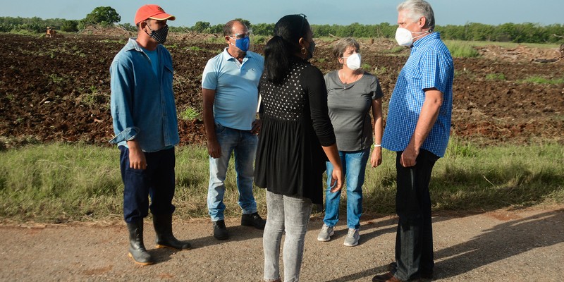 Recorrido por polos productivos de Mayabeque