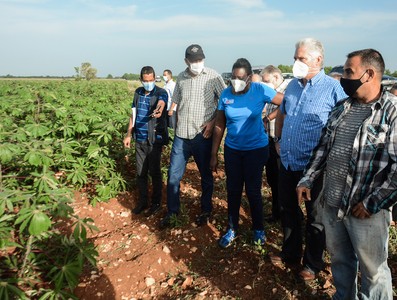 Recorrido por polos productivos de Mayabeque