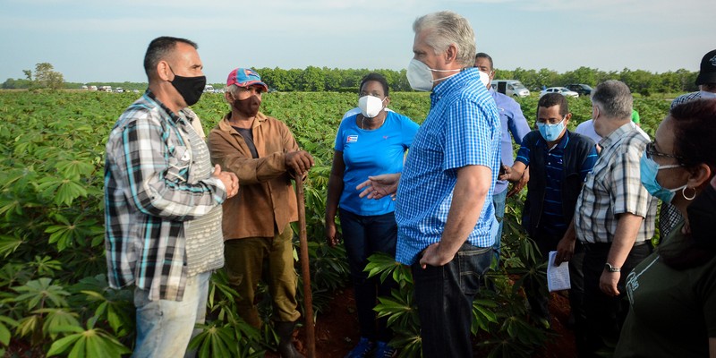 Recorrido por polos productivos de Mayabeque