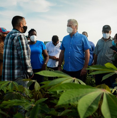 Recorrido por polos productivos de Mayabeque